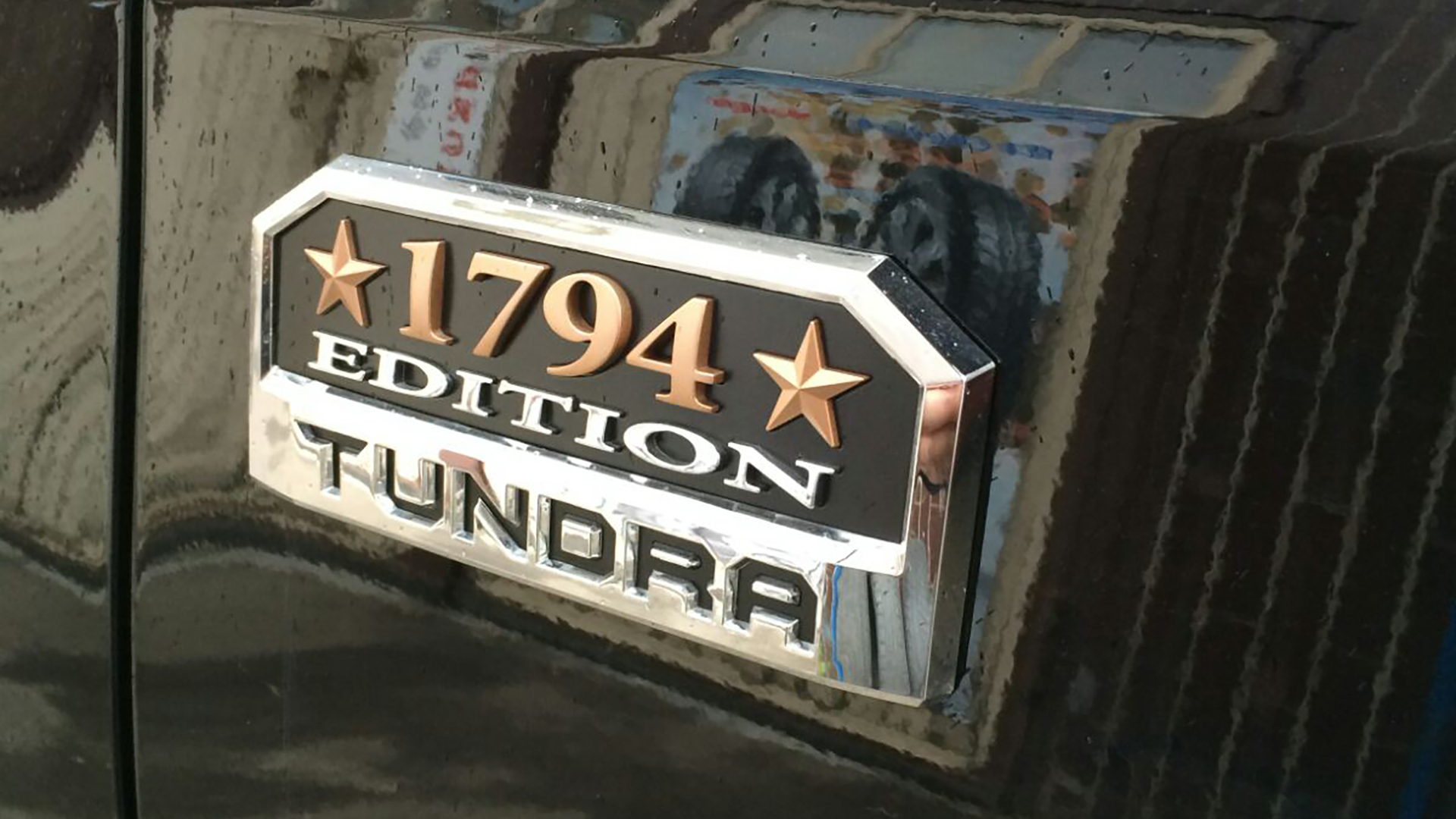 TOYOTA TUNDRA 1794 EDITION label