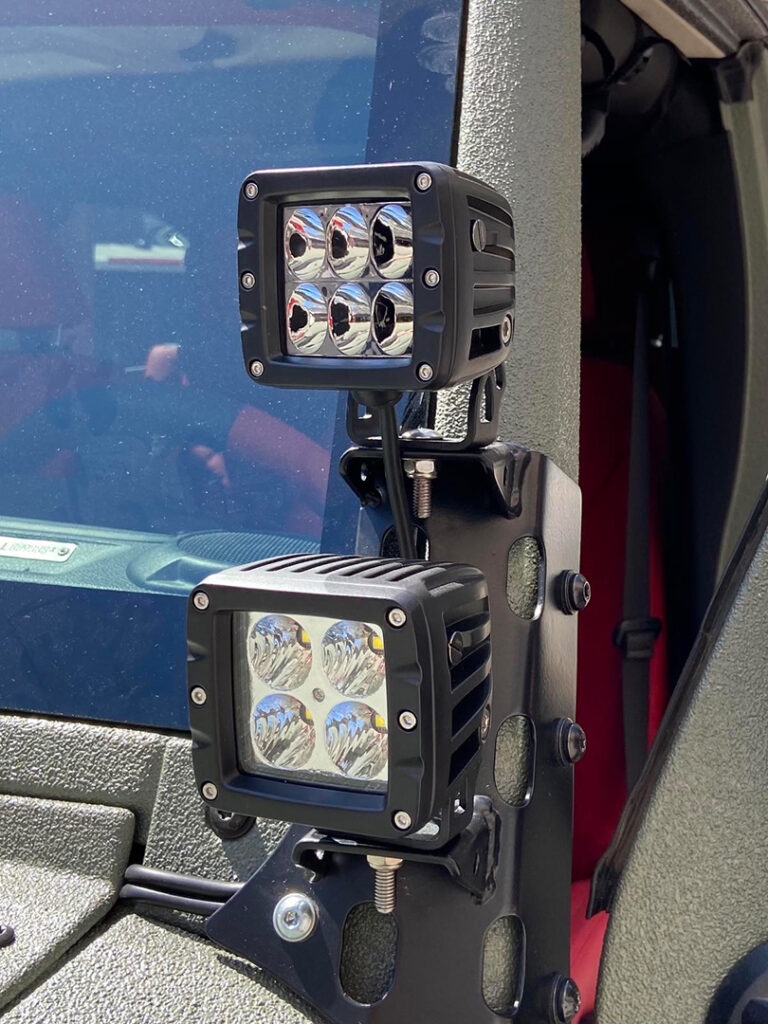 JEEP WRANGLER JK додаткові передні LED фари