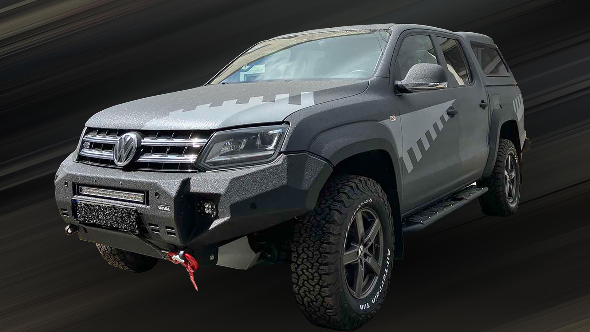 WV Amarok V6 TDi покриття Line-X з елементами декору
