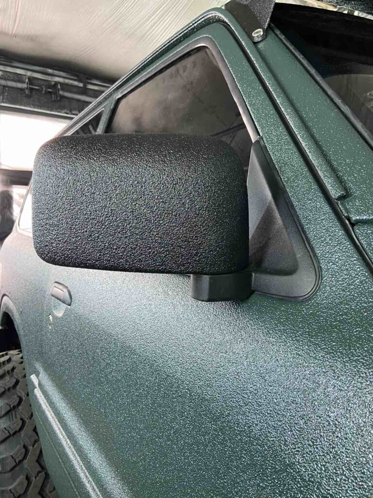 Дзеркало Nissan Patrol GR v8 оброблене покриттям Line-X XS-100