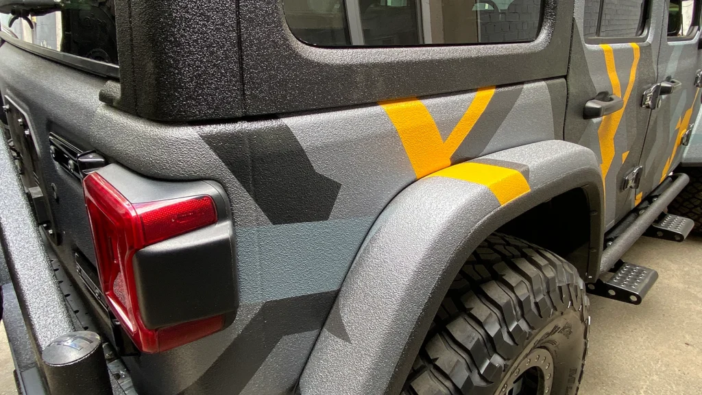 JEEP WRANGLER JL RUBICON. Захист покриттям Line-X