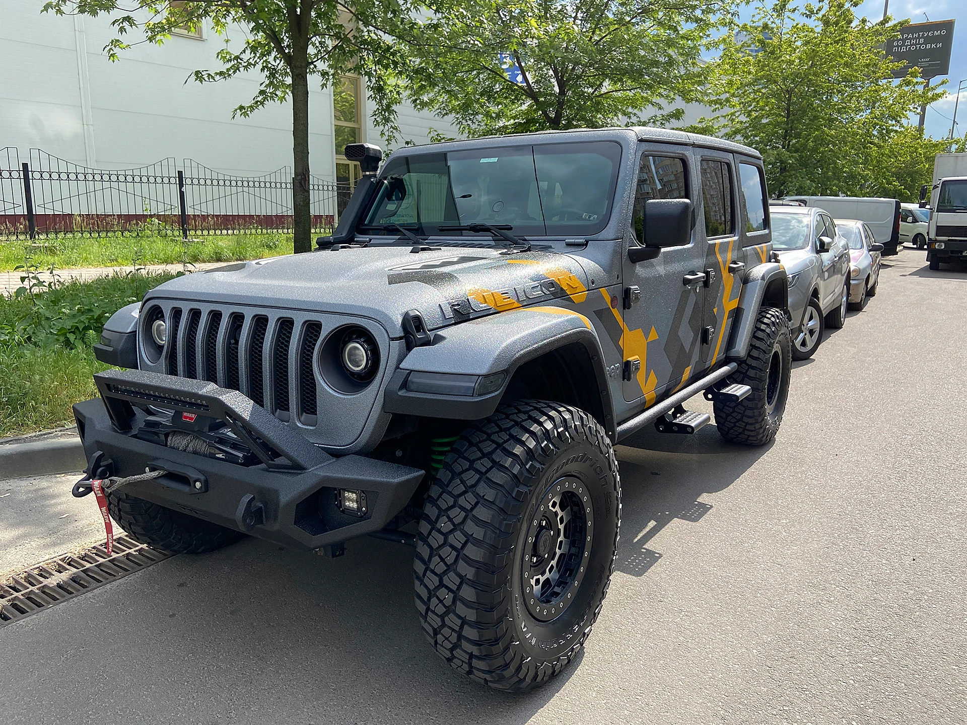 JEEP WRANGLER JL RUBICON. Захист покриттям Line-X