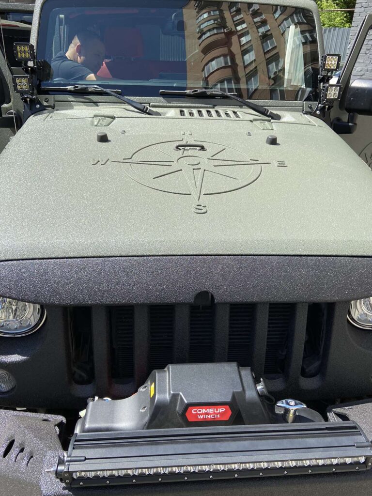 JEEP WRANGLER JK. Передня лебідка ComeUp