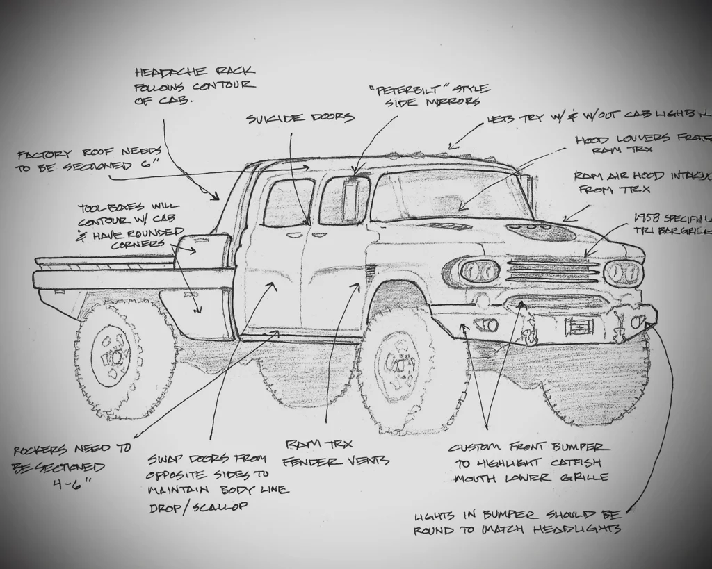 План робіт Dodge Ram Power Wagon 1962 року